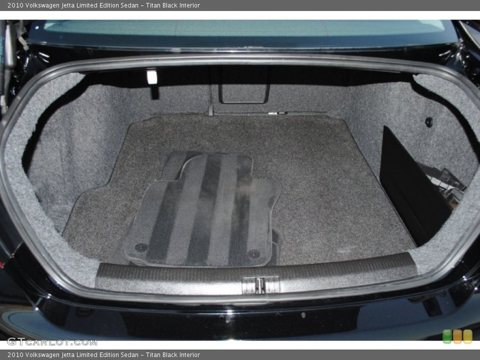 Titan Black Interior Trunk for the 2010 Volkswagen Jetta Limited Edition Sedan #76629716