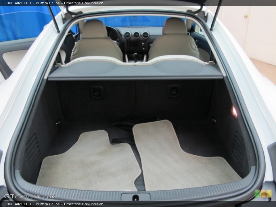 Limestone Grey Interior Trunk for the 2008 Audi TT 3.2 quattro Coupe #76630221