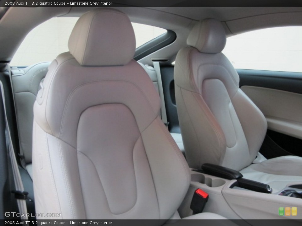 Limestone Grey Interior Front Seat for the 2008 Audi TT 3.2 quattro Coupe #76630593