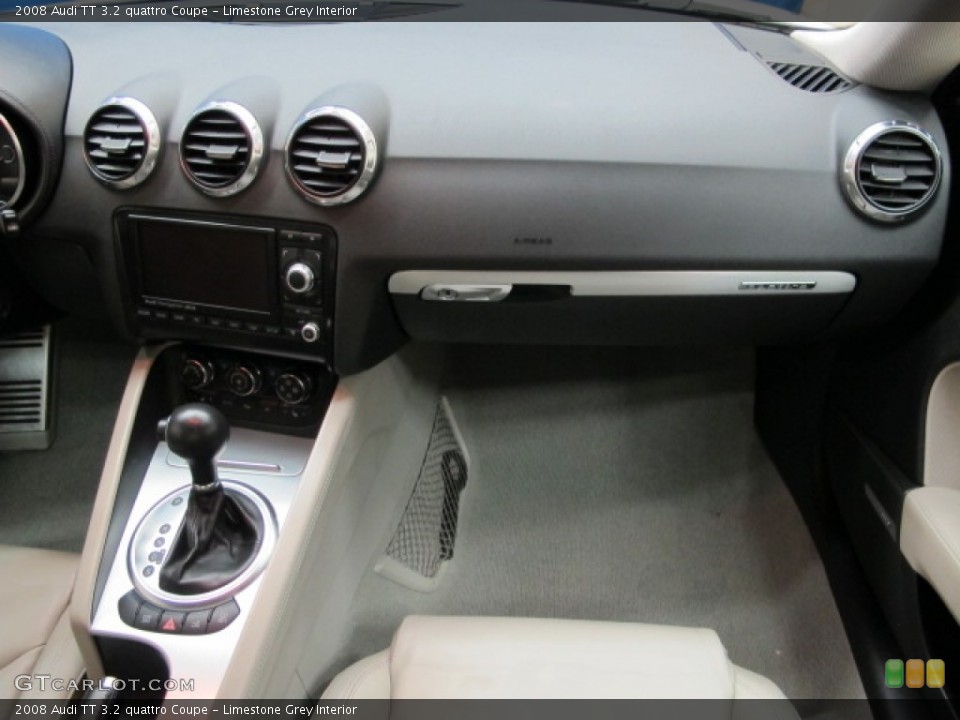 Limestone Grey Interior Dashboard for the 2008 Audi TT 3.2 quattro Coupe #76630639