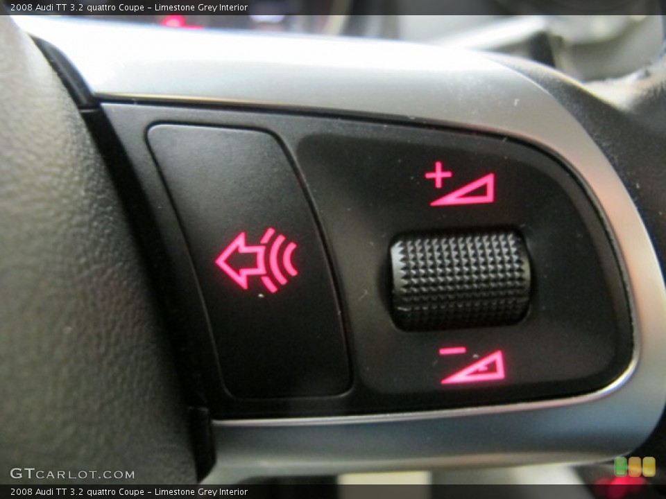 Limestone Grey Interior Controls for the 2008 Audi TT 3.2 quattro Coupe #76630869