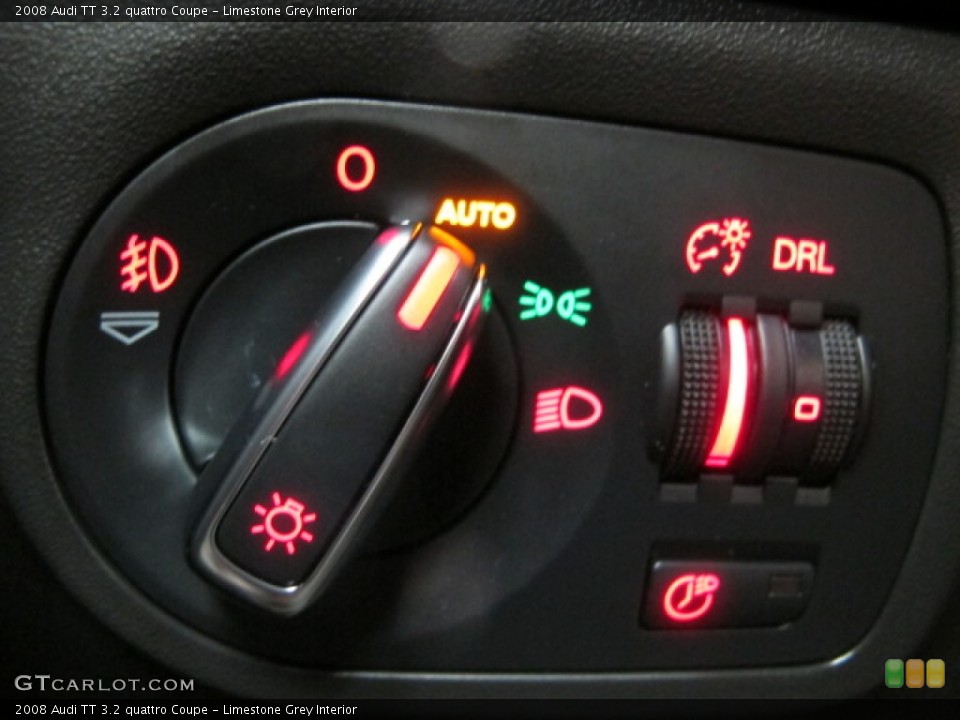 Limestone Grey Interior Controls for the 2008 Audi TT 3.2 quattro Coupe #76630907
