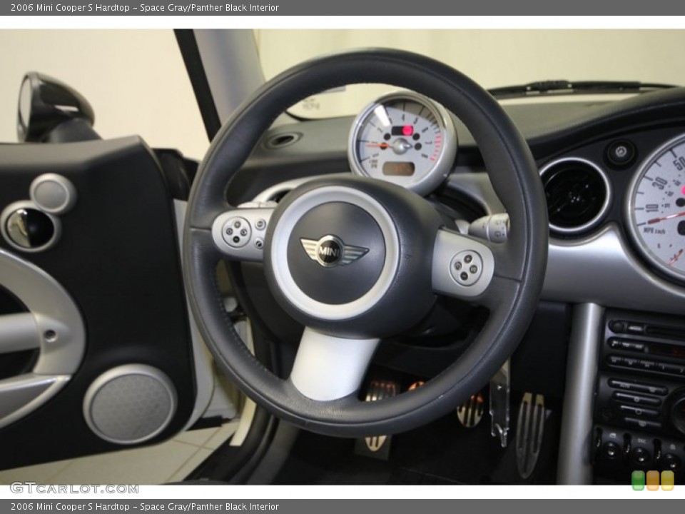 Space Gray/Panther Black Interior Steering Wheel for the 2006 Mini Cooper S Hardtop #76632160