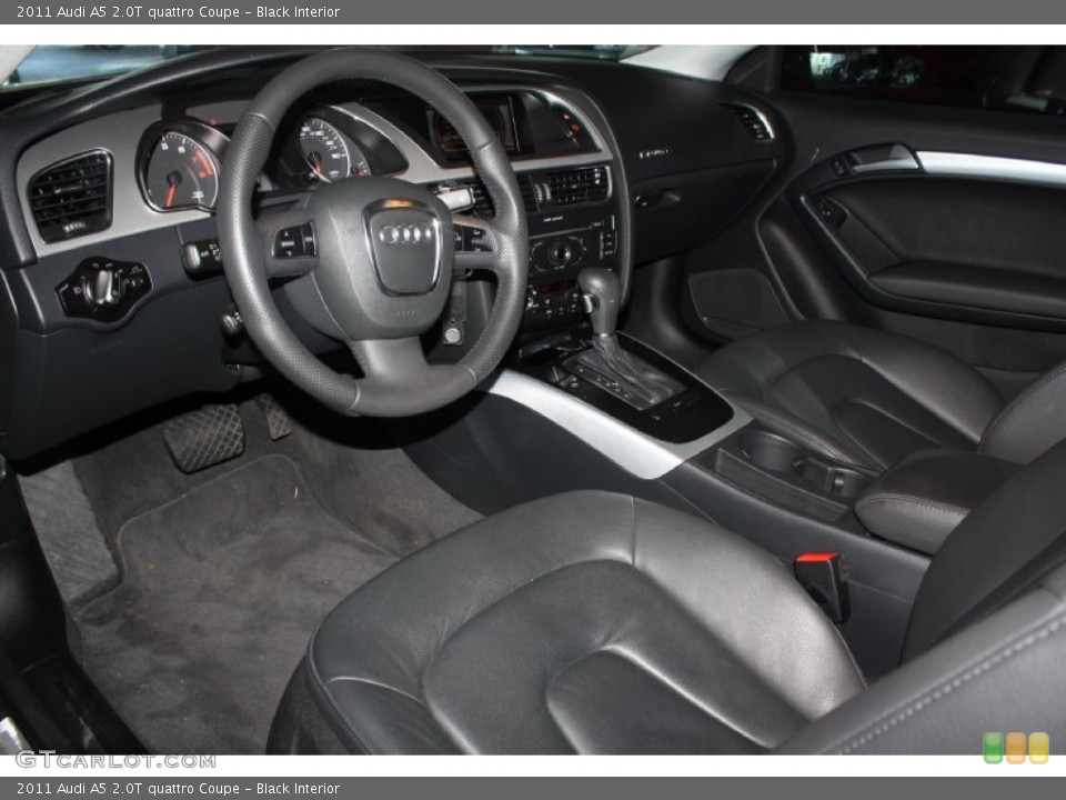 Black Interior Prime Interior for the 2011 Audi A5 2.0T quattro Coupe #76632363