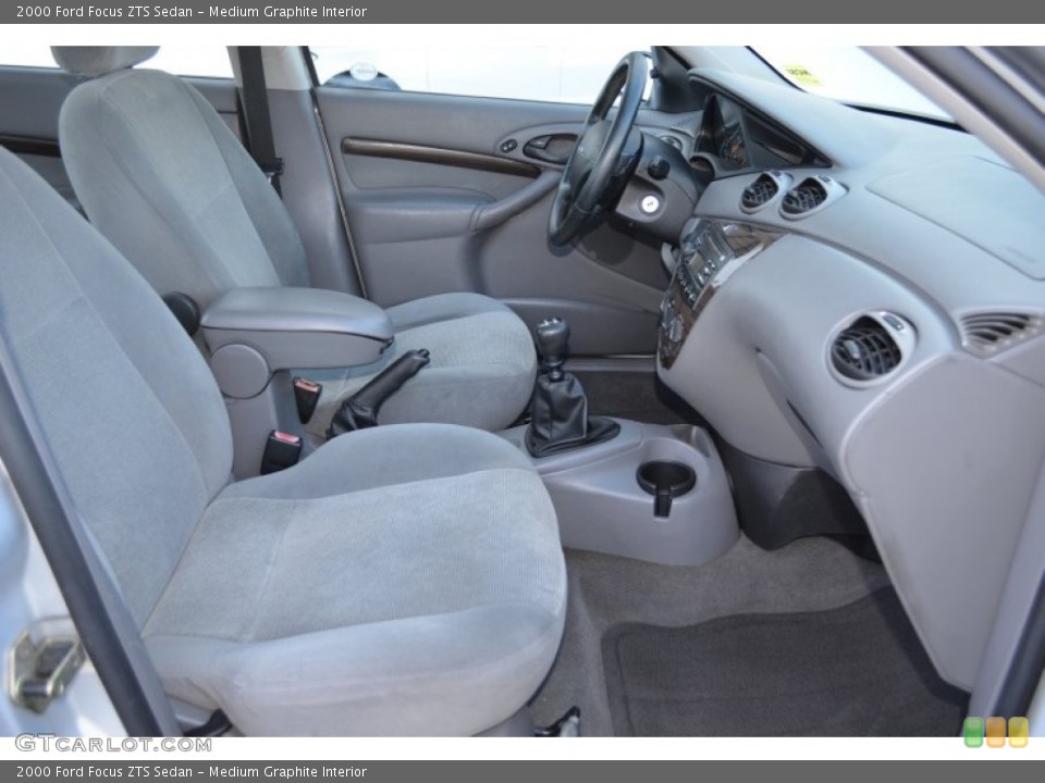 Medium Graphite Interior Photo for the 2000 Ford Focus ZTS Sedan #76632495