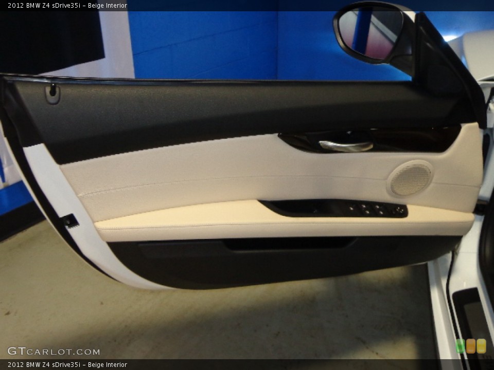 Beige Interior Door Panel for the 2012 BMW Z4 sDrive35i #76632990