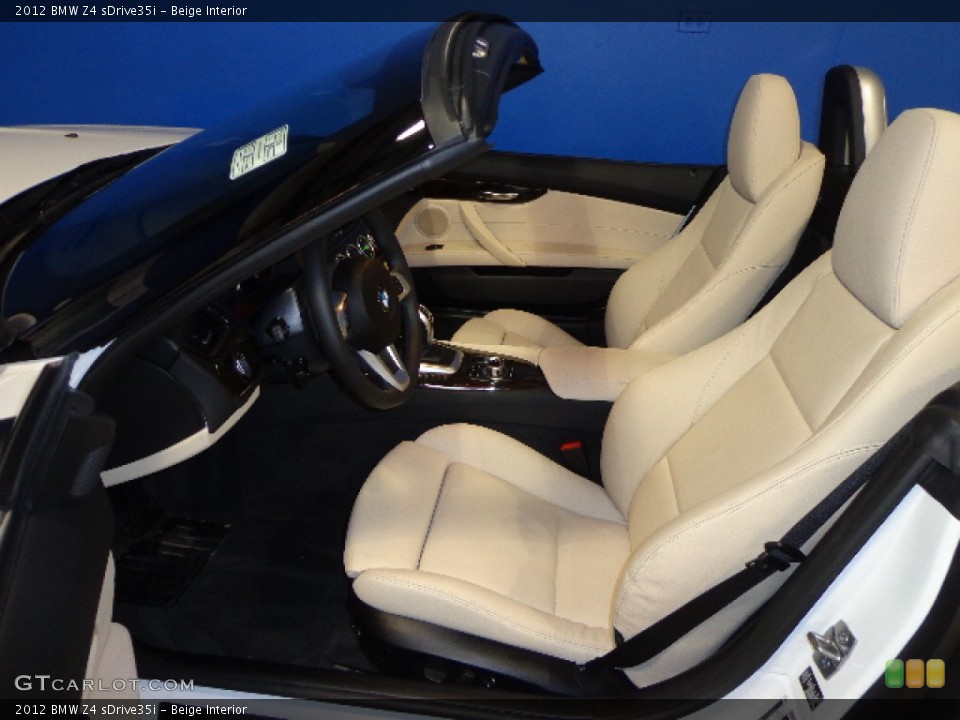 Beige Interior Front Seat for the 2012 BMW Z4 sDrive35i #76633017