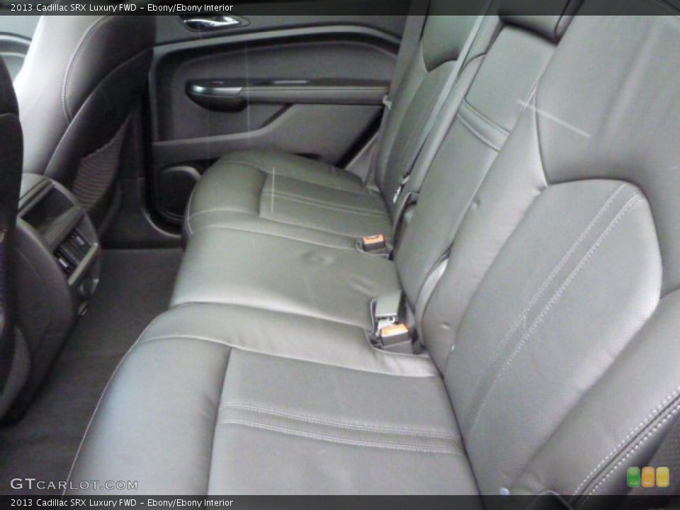 Ebony/Ebony Interior Rear Seat for the 2013 Cadillac SRX Luxury FWD #76633047