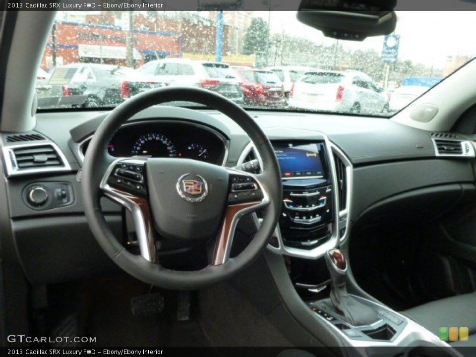 Ebony/Ebony Interior Dashboard for the 2013 Cadillac SRX Luxury FWD #76633065
