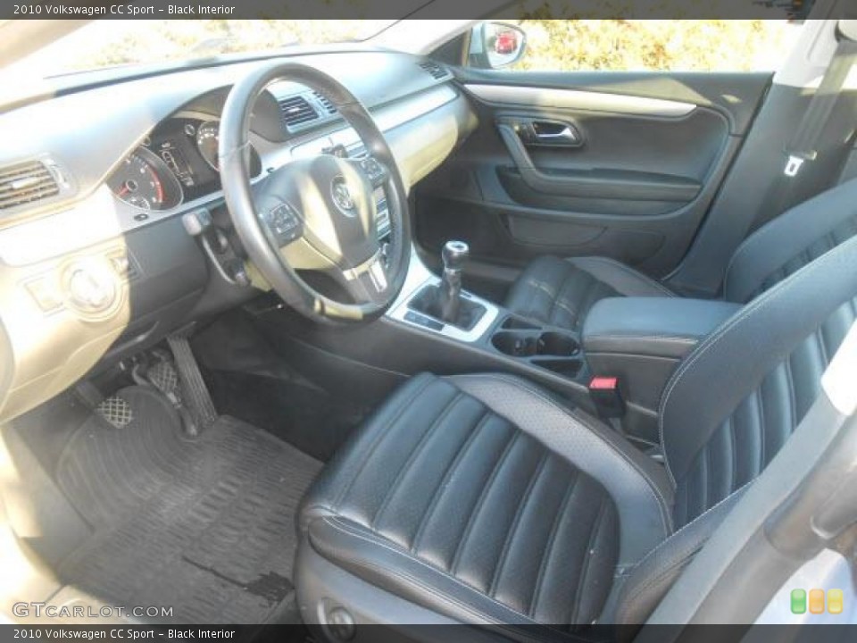 Black Interior Prime Interior for the 2010 Volkswagen CC Sport #76633191