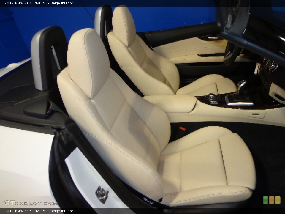 Beige Interior Front Seat for the 2012 BMW Z4 sDrive35i #76633257