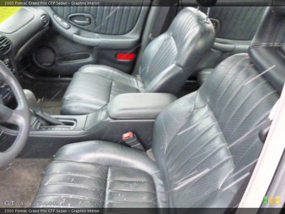 Graphite Interior Photo for the 2003 Pontiac Grand Prix GTP Sedan #76633743