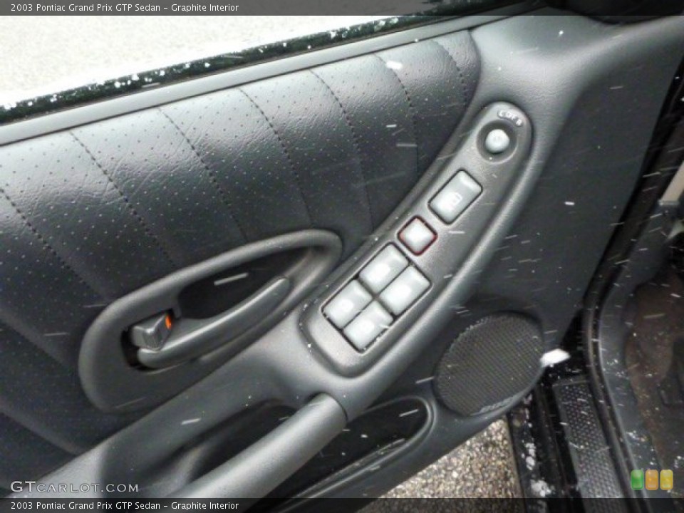 Graphite Interior Controls for the 2003 Pontiac Grand Prix GTP Sedan #76633948