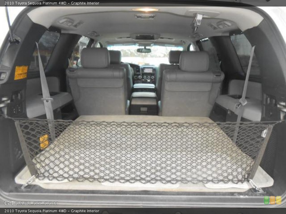 Graphite Interior Trunk for the 2010 Toyota Sequoia Platinum 4WD #76634280