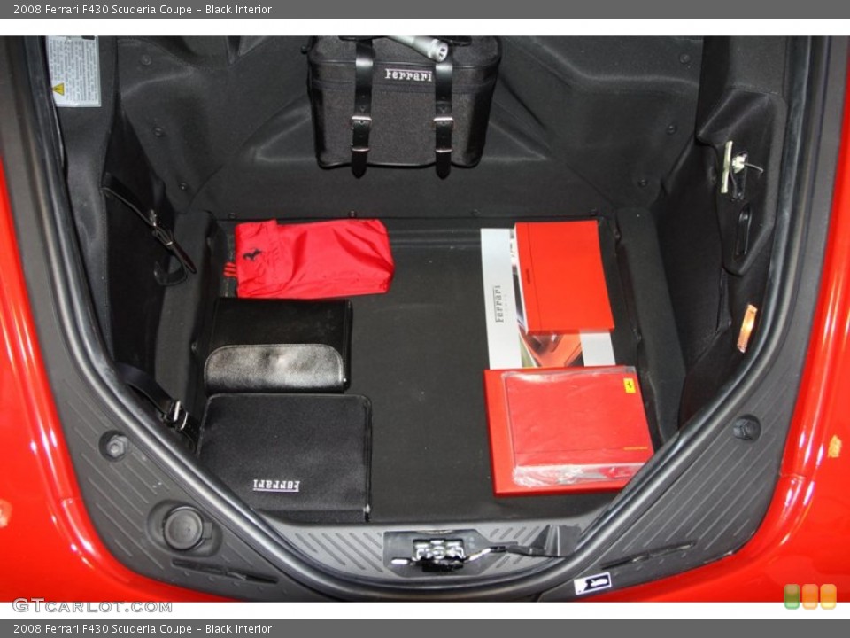 Black Interior Trunk for the 2008 Ferrari F430 Scuderia Coupe #76634375