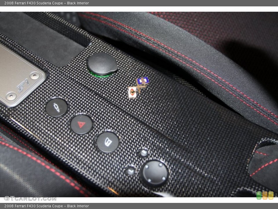 Black Interior Controls for the 2008 Ferrari F430 Scuderia Coupe #76634548