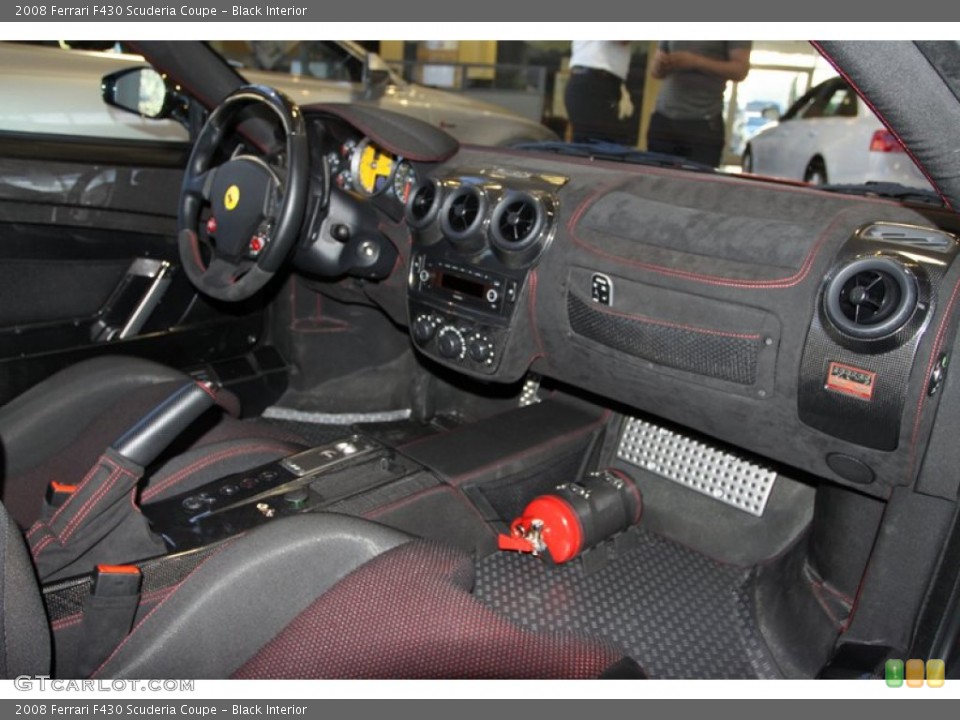 Black Interior Dashboard for the 2008 Ferrari F430 Scuderia Coupe #76634715