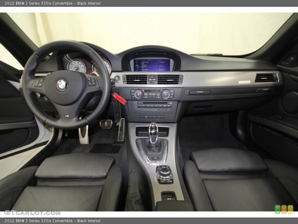 Black Interior Dashboard for the 2012 BMW 3 Series 335is Convertible #76635324