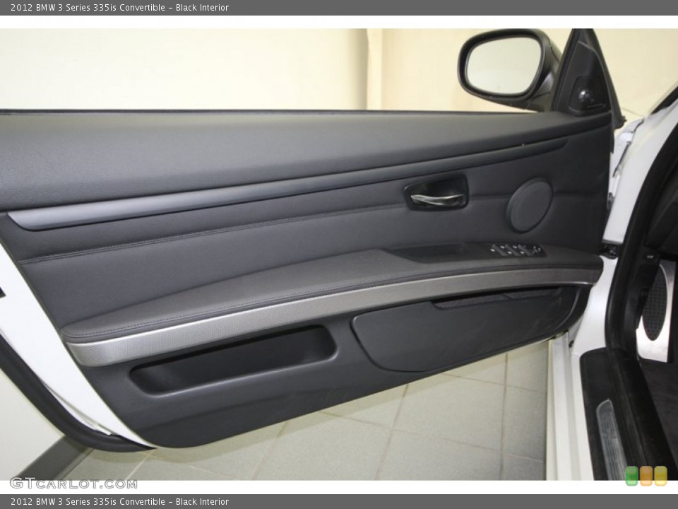 Black Interior Door Panel for the 2012 BMW 3 Series 335is Convertible #76635560