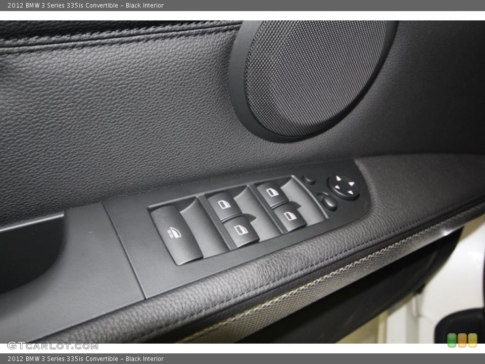 Black Interior Controls for the 2012 BMW 3 Series 335is Convertible #76635582
