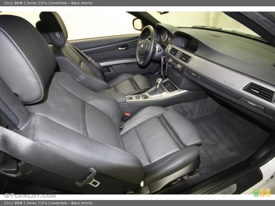Black Interior Photo for the 2012 BMW 3 Series 335is Convertible #76636008