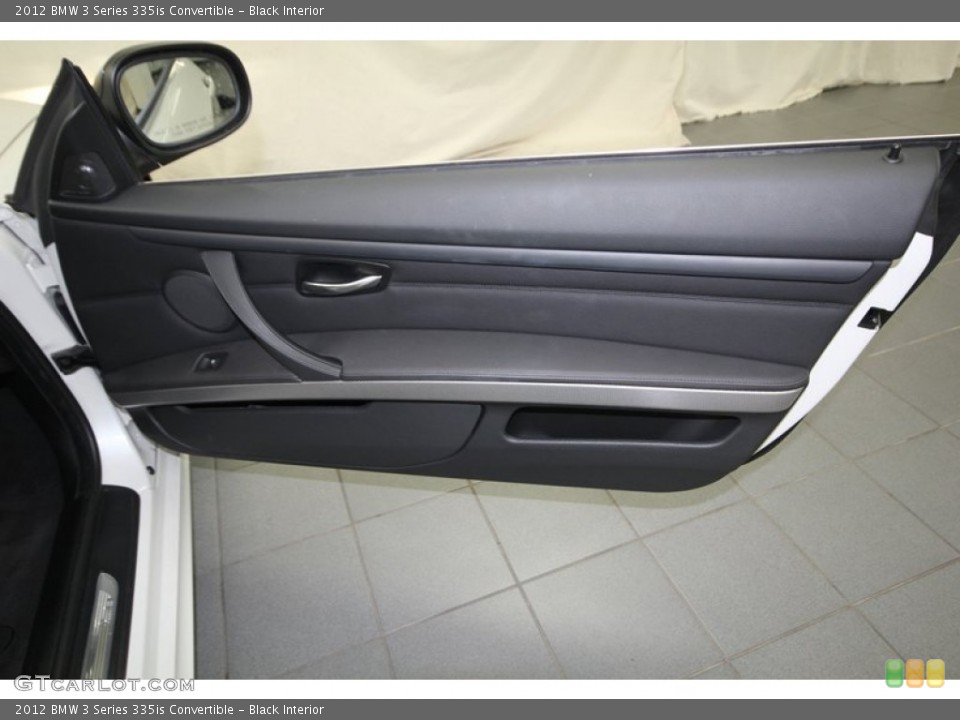 Black Interior Door Panel for the 2012 BMW 3 Series 335is Convertible #76636046
