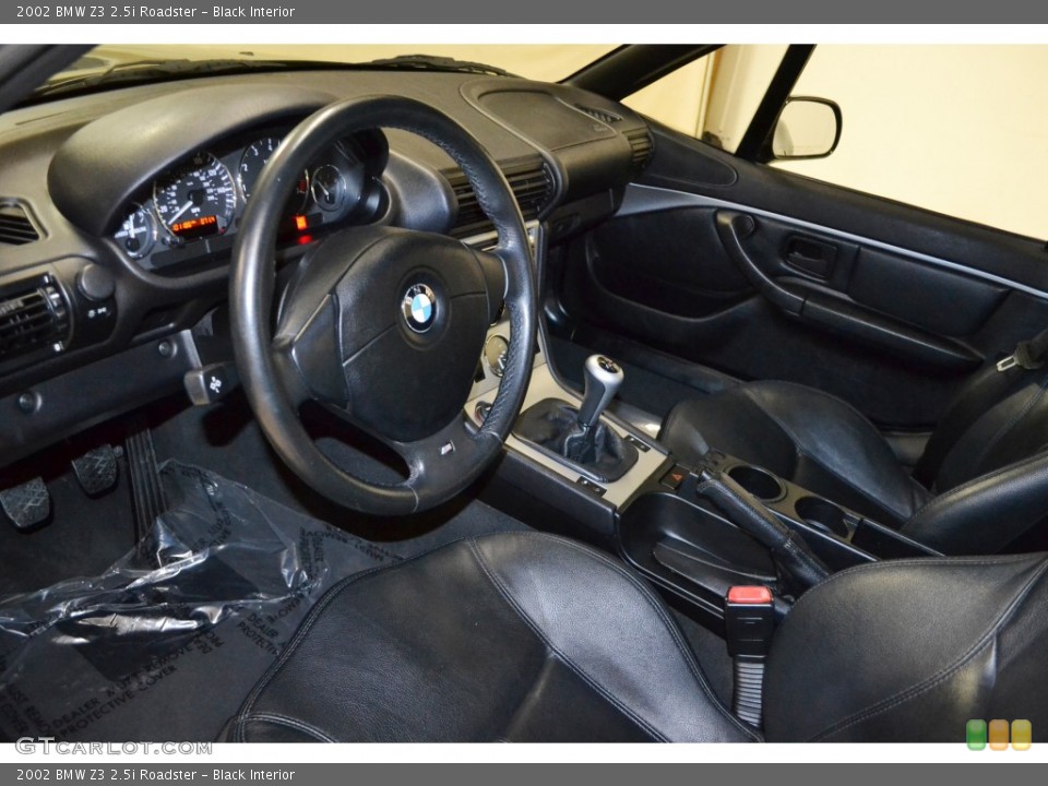 Black 2002 BMW Z3 Interiors