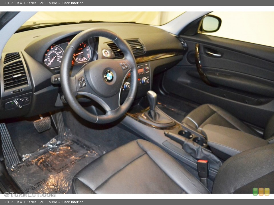 Black Interior Photo for the 2012 BMW 1 Series 128i Coupe #76637505