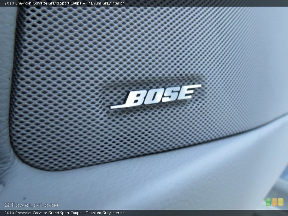 Titanium Gray Interior Audio System for the 2010 Chevrolet Corvette Grand Sport Coupe #76637517