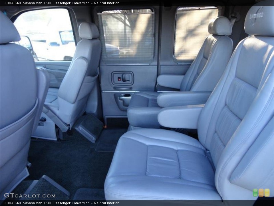 Neutral Interior Rear Seat for the 2004 GMC Savana Van 1500 Passenger Conversion #76640029