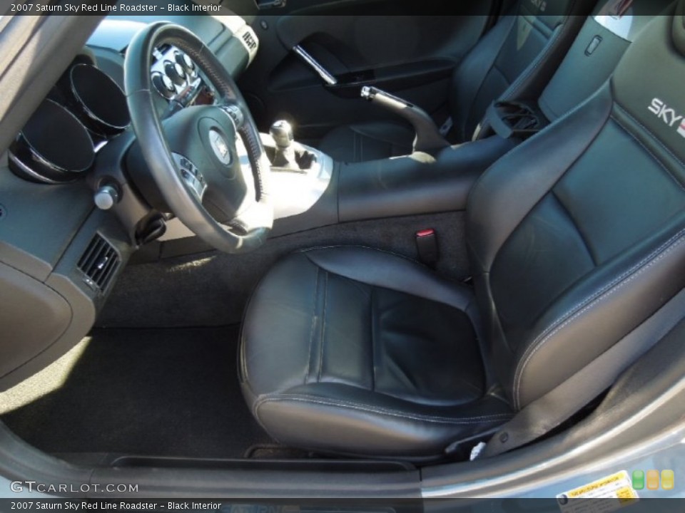 Black Interior Photo for the 2007 Saturn Sky Red Line Roadster #76640621
