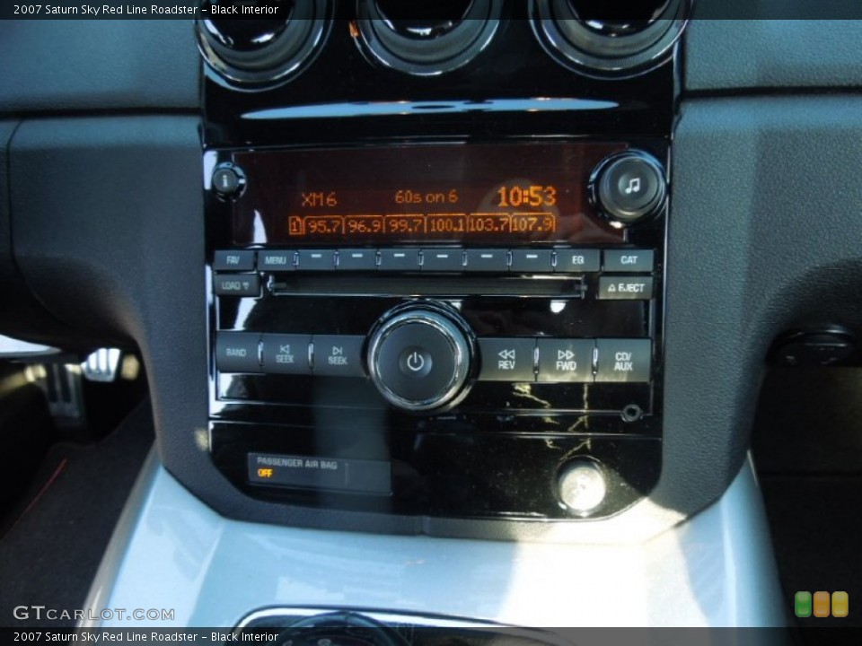 Black Interior Controls for the 2007 Saturn Sky Red Line Roadster #76640745