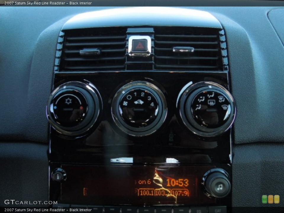Black Interior Controls for the 2007 Saturn Sky Red Line Roadster #76640765