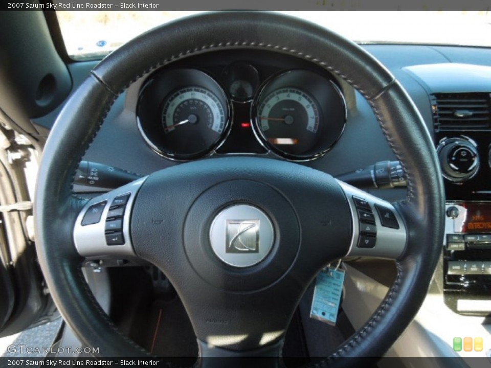 Black Interior Steering Wheel for the 2007 Saturn Sky Red Line Roadster #76640780