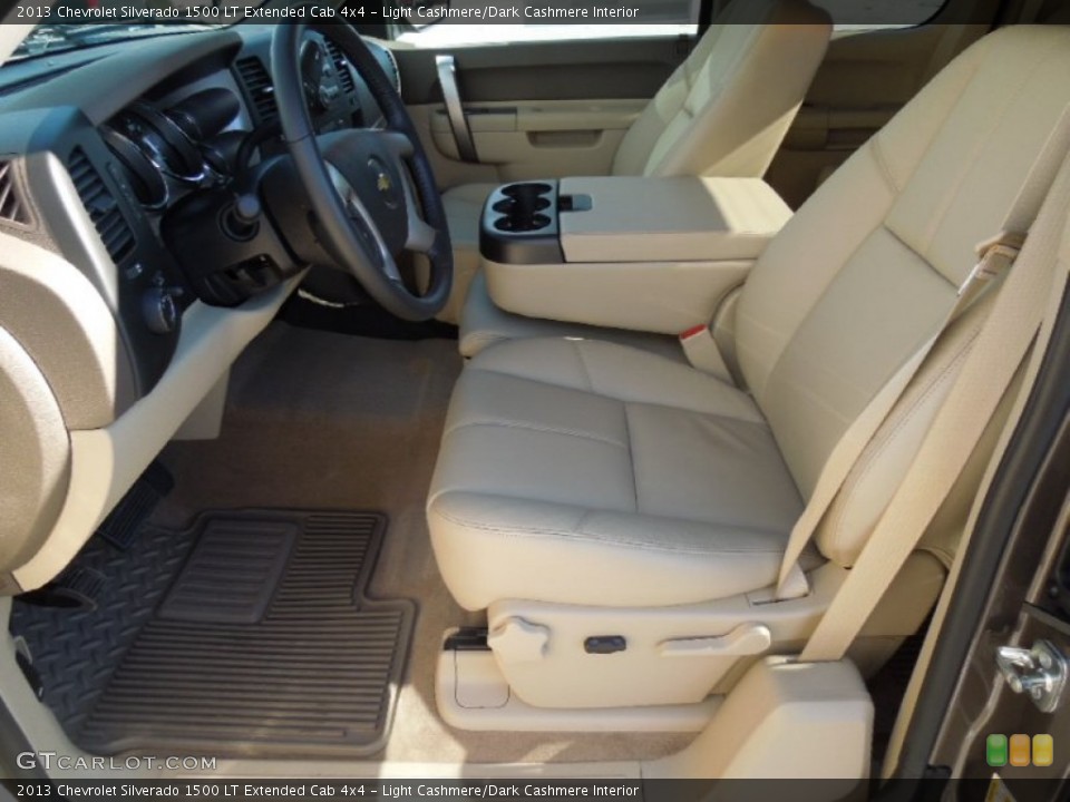 Light Cashmere/Dark Cashmere Interior Photo for the 2013 Chevrolet Silverado 1500 LT Extended Cab 4x4 #76641190