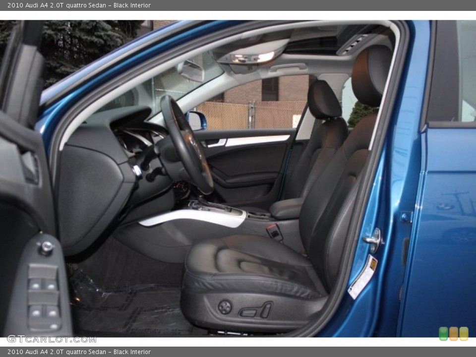 Black Interior Front Seat for the 2010 Audi A4 2.0T quattro Sedan #76641846