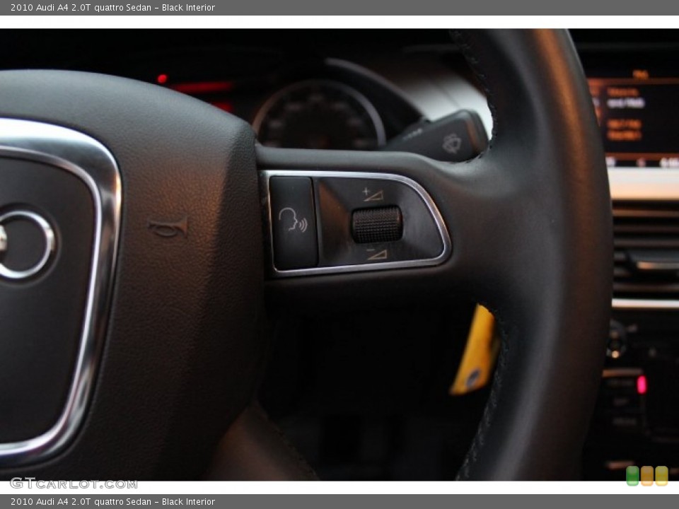 Black Interior Controls for the 2010 Audi A4 2.0T quattro Sedan #76641939