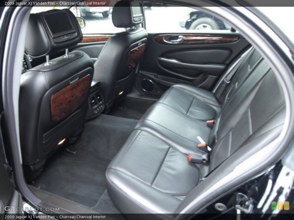 Charcoal/Charcoal Interior Rear Seat for the 2009 Jaguar XJ Vanden Plas #76643646