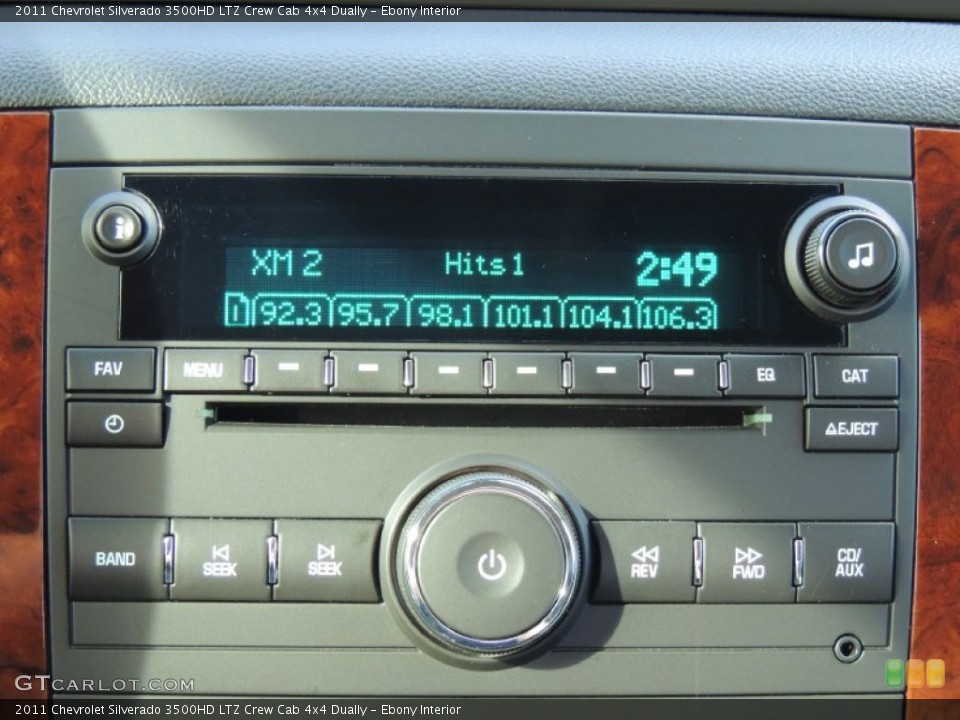 Ebony Interior Audio System for the 2011 Chevrolet Silverado 3500HD LTZ Crew Cab 4x4 Dually #76643757