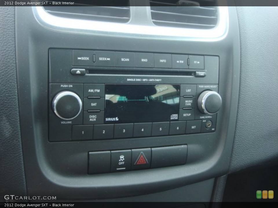 Black Interior Audio System for the 2012 Dodge Avenger SXT #76644247
