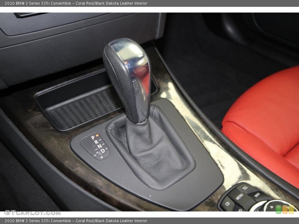 Coral Red/Black Dakota Leather Interior Transmission for the 2010 BMW 3 Series 335i Convertible #76644300