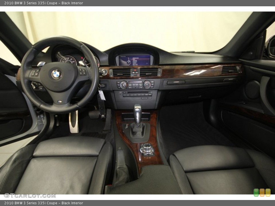 Black Interior Dashboard for the 2010 BMW 3 Series 335i Coupe #76644772