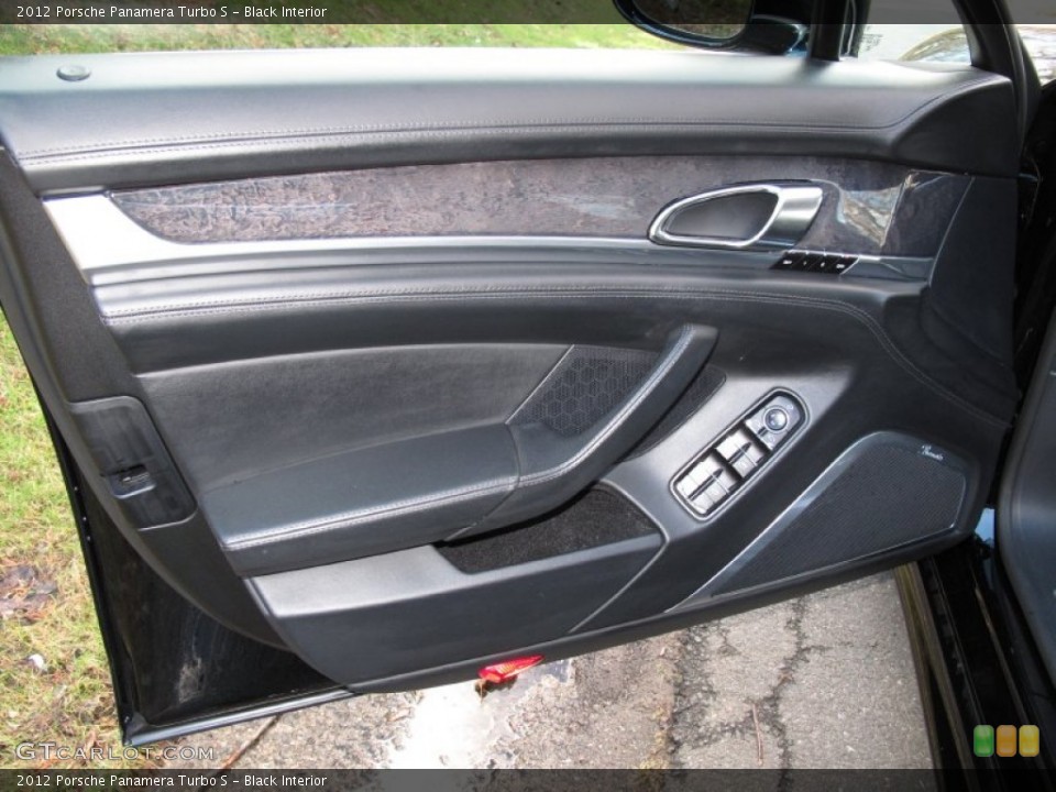 Black Interior Door Panel for the 2012 Porsche Panamera Turbo S #76645257