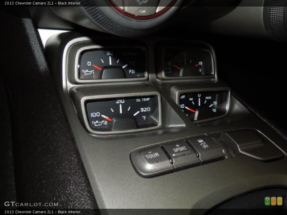 Black Interior Gauges for the 2013 Chevrolet Camaro ZL1 #76646075