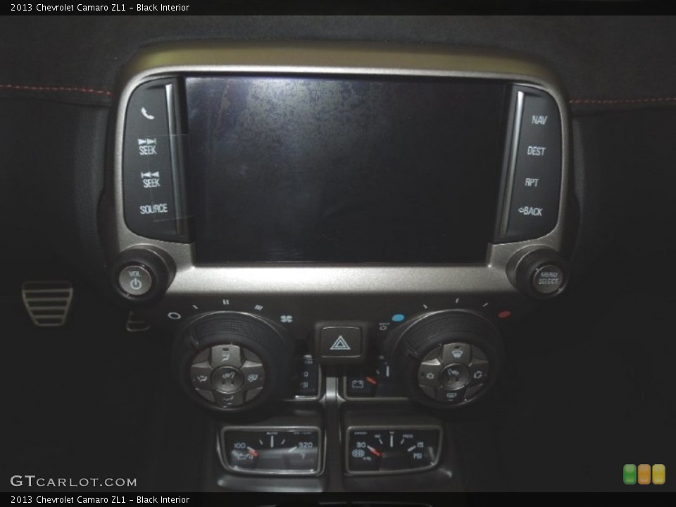 Black Interior Controls for the 2013 Chevrolet Camaro ZL1 #76646100