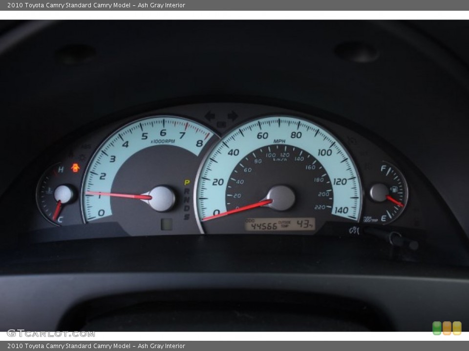 Ash Gray Interior Gauges for the 2010 Toyota Camry  #76646110