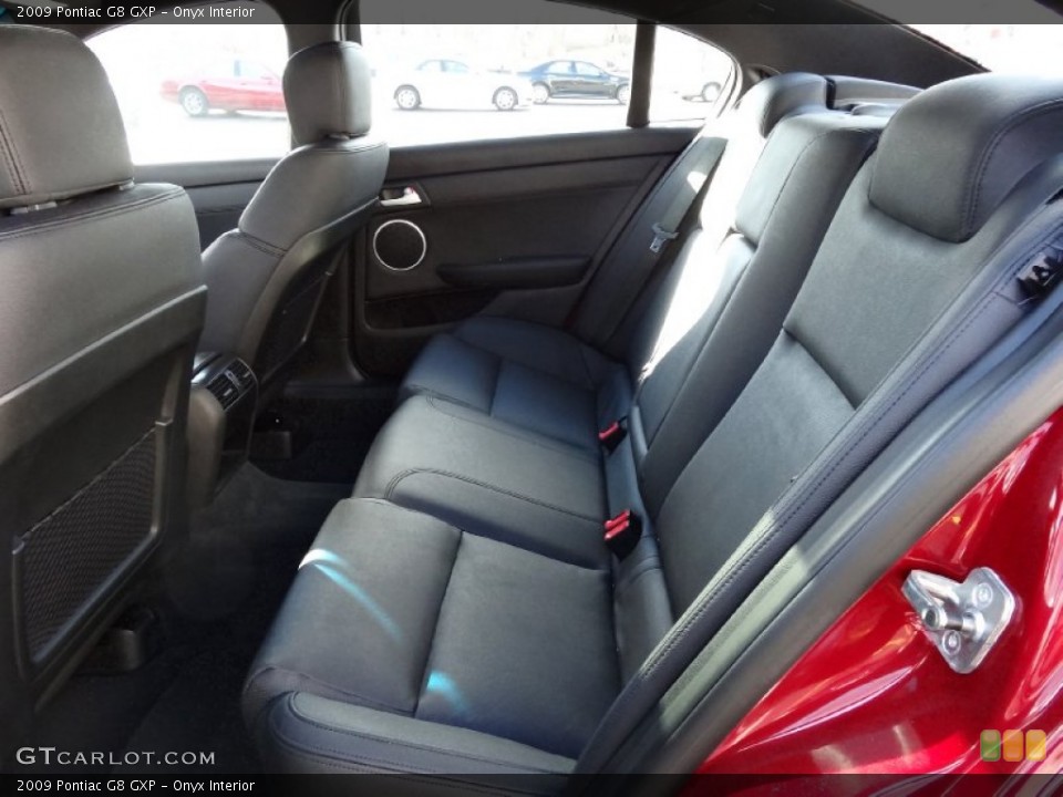 Onyx Interior Rear Seat for the 2009 Pontiac G8 GXP #76646111