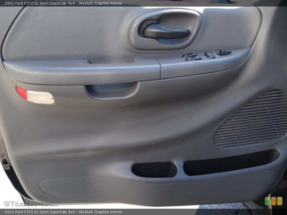 Medium Graphite Interior Door Panel for the 2001 Ford F150 XL Sport SuperCab 4x4 #76646119