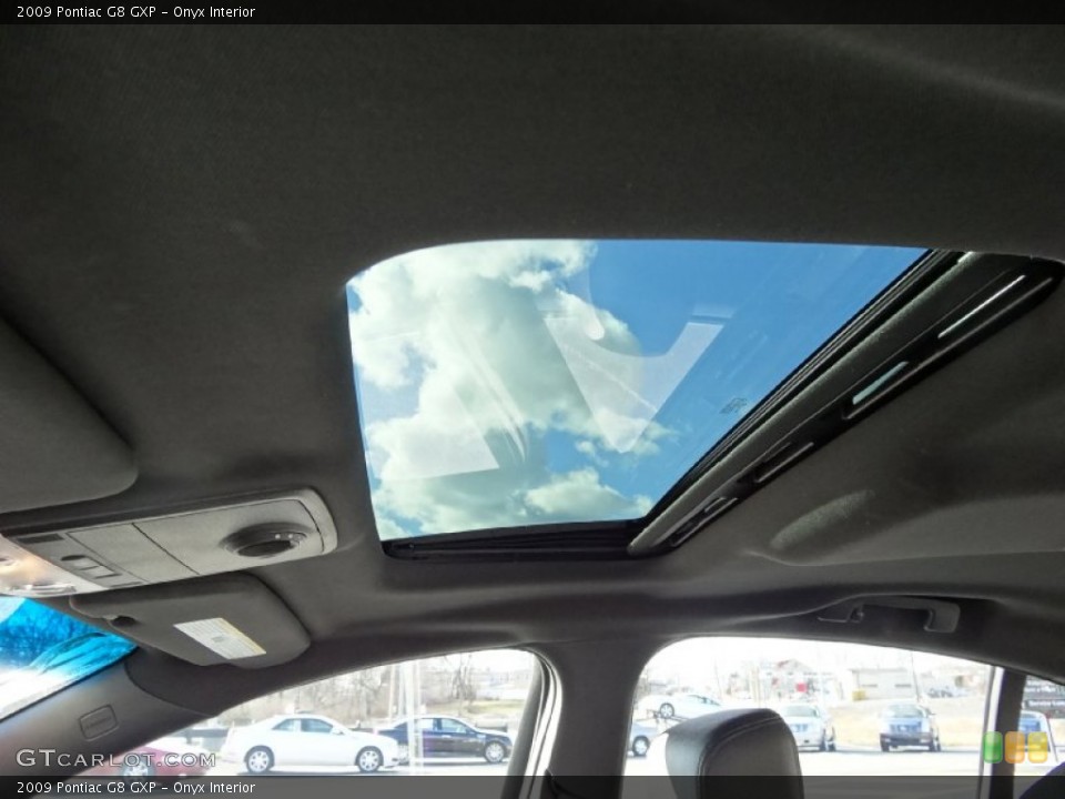 Onyx Interior Sunroof for the 2009 Pontiac G8 GXP #76646352
