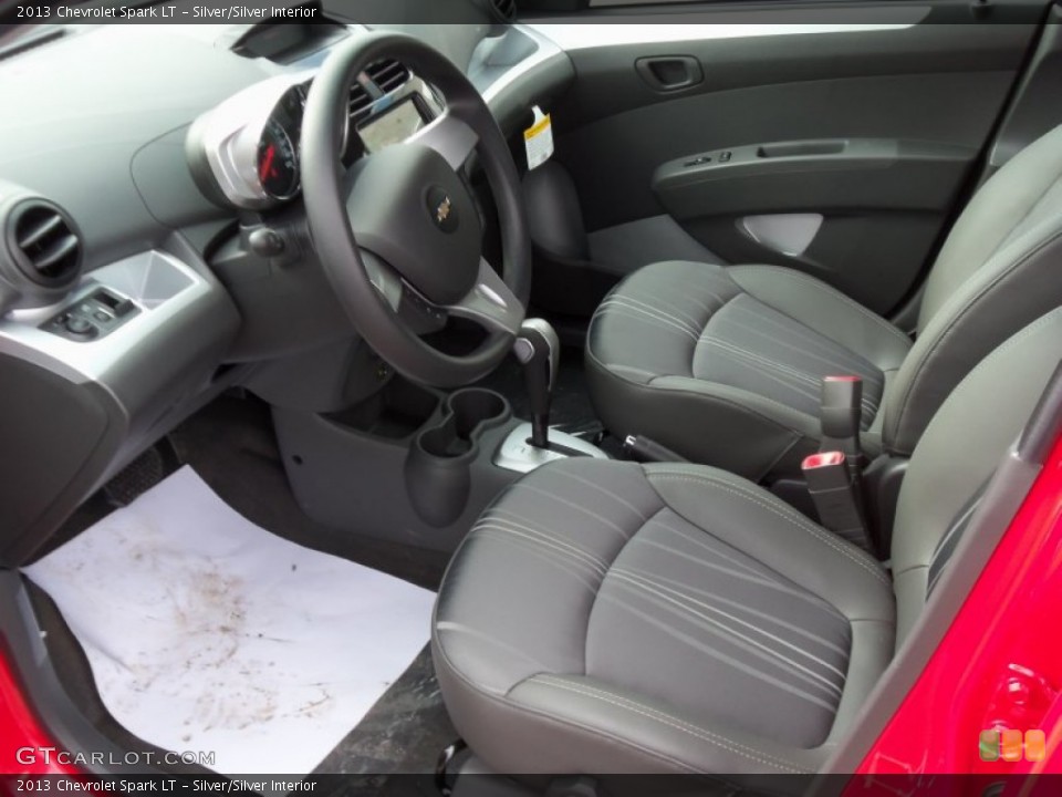 Silver/Silver Interior Prime Interior for the 2013 Chevrolet Spark LT #76646479